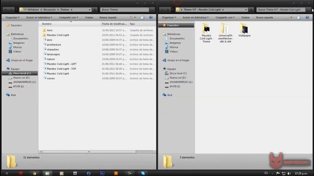 Theme Windows 7 | Placebo Cold Light | By JhonnyrDesigns смотреть онлайн