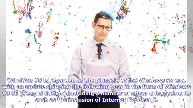 Breaking News | Happy birthday, you lumbering MS-DOS-based mess: Windows 98 turns 20 today смотреть онлайн