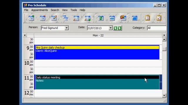 Pro Schedule - Windows Appointment Scheduling Software смотреть онлайн