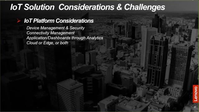 CDW + Lenovo: IoT Solutions for Intelligent Transformation смотреть онлайн
