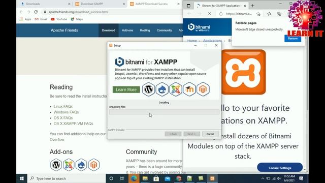 How to download and install XAMPP Server for windows 10//step by step XAMPP Server installation смотреть онлайн