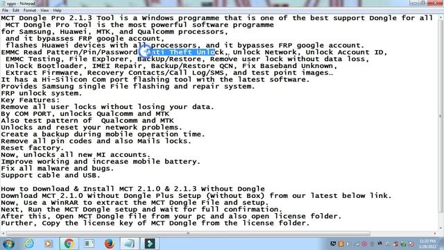 MCT Donglefree 2.1.3 Without Dongle Working смотреть онлайн