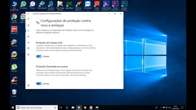 Como Desativar antivírus do Windows 10 смотреть онлайн