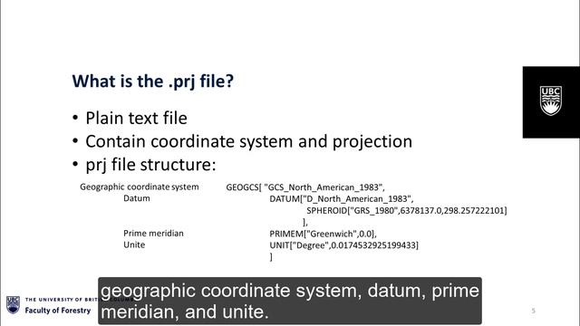 Check shapefile projection смотреть онлайн