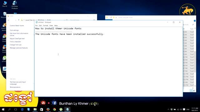 How to install Unicode Fonts for Office 2013 on Windows 10 смотреть онлайн