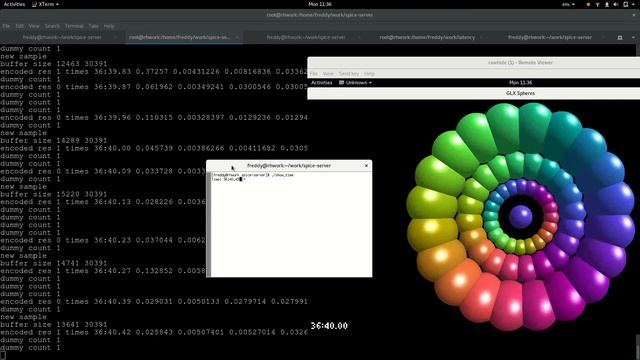 Remote Virgl, glxsphere64 смотреть онлайн