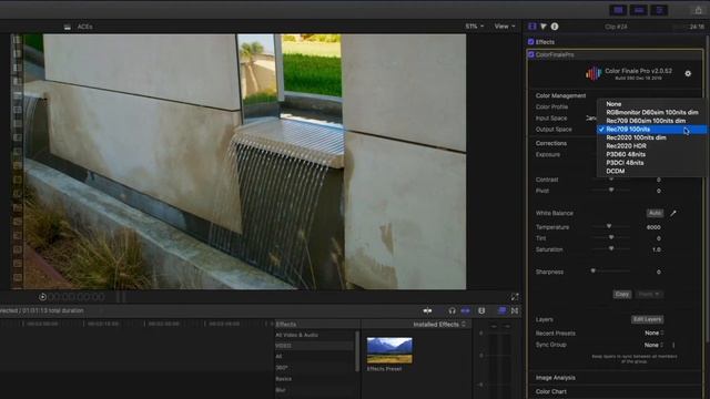 ACEs Colorspace in FCP X смотреть онлайн