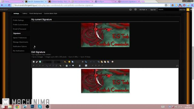 How To: Change/Adding Signature On The Evolution Gaming Forums смотреть онлайн