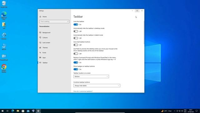 How to Move Taskbar Top Left Right Bottom in Windows 10 PC or Laptop - 2024 смотреть онлайн