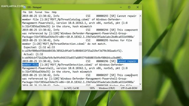 Windows Resource Protection Found Corrupt Files But Was Unable To Fix Some Of Them смотреть онлайн