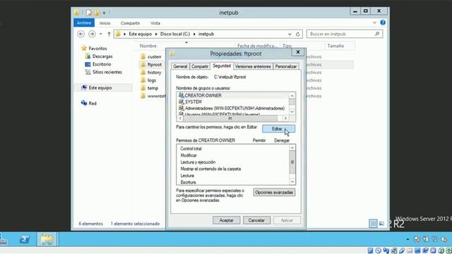 Servidor FTP Server 2012 - Debian Filezilla смотреть онлайн