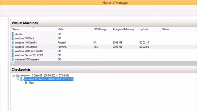 Hyper-V - How to Use Checkpoint | Restore смотреть онлайн