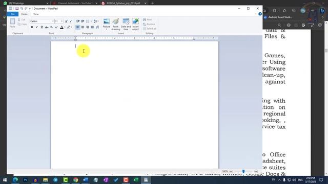PC Packages Class 30- PGDCA and DCA Unit 1- Windows Basics | PGDCA and DCA First Semester смотреть онлайн