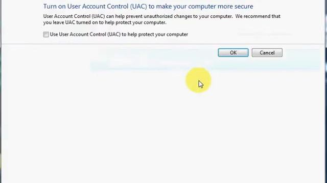 How To Disable Vista or 7 Annoying Pop-up (User Account Control) смотреть онлайн