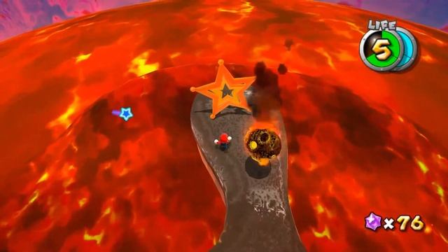 Dolphin 4.0.2 | Super Mario Galaxy | Star 91 - Melty Molten Galaxy: Through the Meteor Storm [1080p смотреть онлайн
