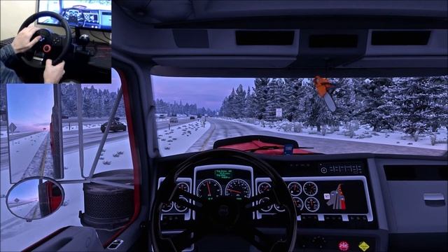 Kenworth W900 + Neve / American Truck Simulator / logitech Driving Force GT / POV Drive Gaming смотреть онлайн