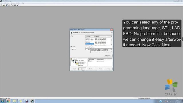 SWIK: Create New Project in Siemens Simatic Manager - Lesson 1 смотреть онлайн