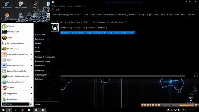How to get back the old start menu on Win 8 or Win 8.1 смотреть онлайн