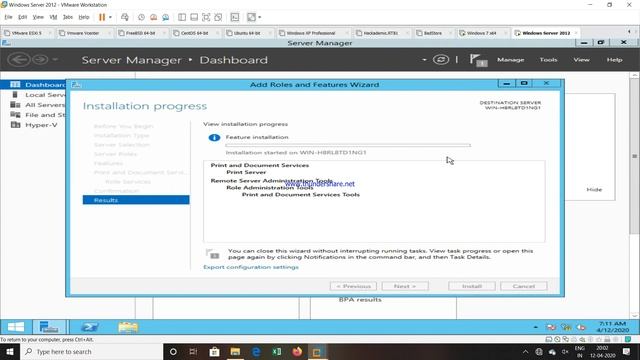 Installing Print Service Role смотреть онлайн
