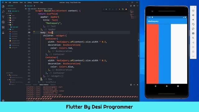 Flutter MediaQuery And Orientation | Advanced Flutter Topics смотреть онлайн