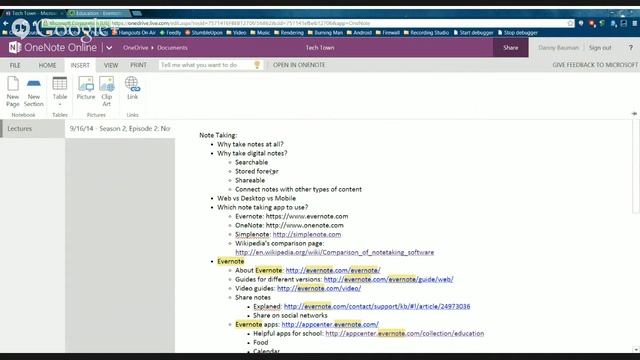 Tech Town S2 E2: Note taking programs, keep your information dynamic смотреть онлайн