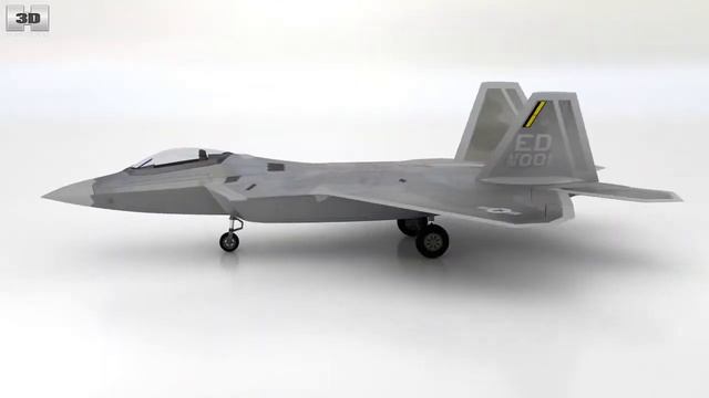 Lockheed Martin F-22 Raptor 3D model by 3DModels.org смотреть онлайн