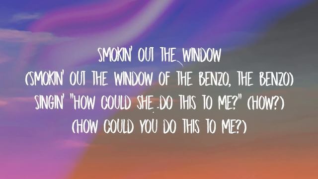 Bruno Mars, Anderson .Paak, Silk Sonic - Smokin Out The Window (Lyrics) смотреть онлайн
