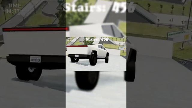 Tesla Cybertruck vs 1000 Stairs Beamng Drive смотреть онлайн