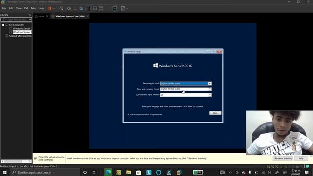 1.2 Instalación de Windows Server 2016 con Server Core смотреть онлайн