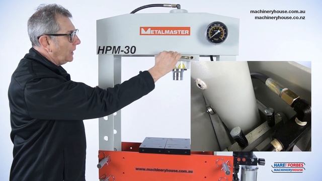 HPM-30 Heavy Duty Hydraulic Press (P130M) смотреть онлайн