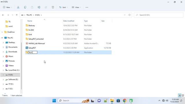 How to Creating New Folder in C,D Drive in Windows 11 смотреть онлайн