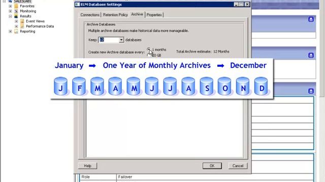Archive Database Setup - ELM Server Monitoring and Event Log Management смотреть онлайн
