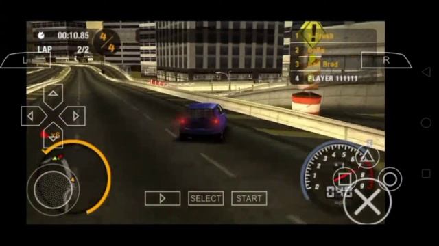 #PPSSPP เล่นเกมส์รถแข่งมันๆโดนตำรวจจับเฉย смотреть онлайн
