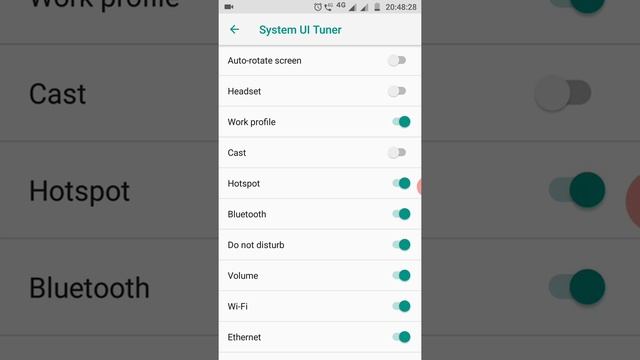 System UI tuner add and remove in Lenova k8 Plus смотреть онлайн