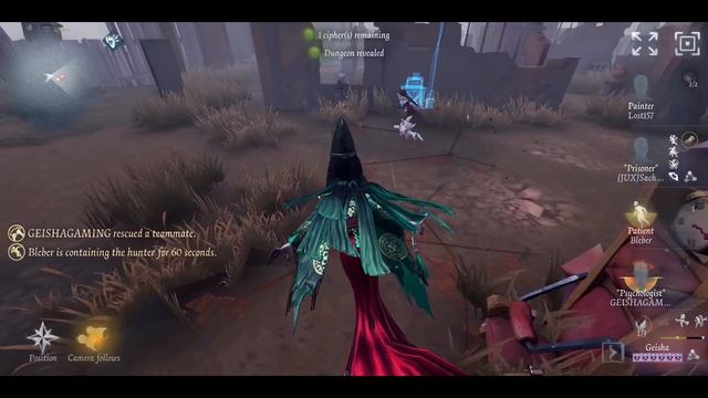 Kiting Geisha With @GEISHAGAMING | Luminary x Everlasting Night | Identity V Emil and Ada S Skin смотреть онлайн