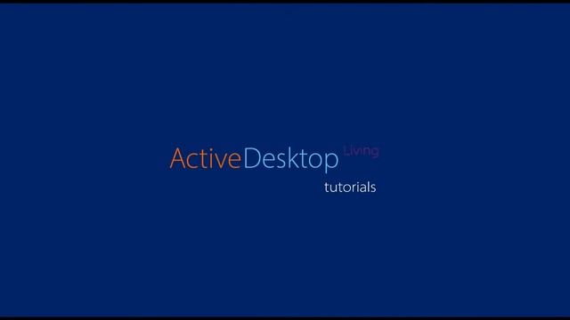 Active Desktop Tutorials Intro смотреть онлайн