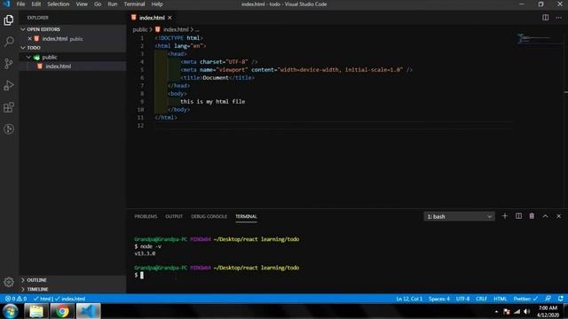 #01 Necessary software and project folder setup | React-hindi смотреть онлайн