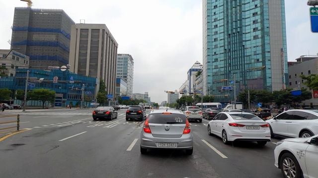 【Korea City Drive】 SUWON - The 7th Largest City - Central Area 🚐 Mid-June