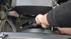 Как Заменить Ремень на Шкифах Mercedes benz w210