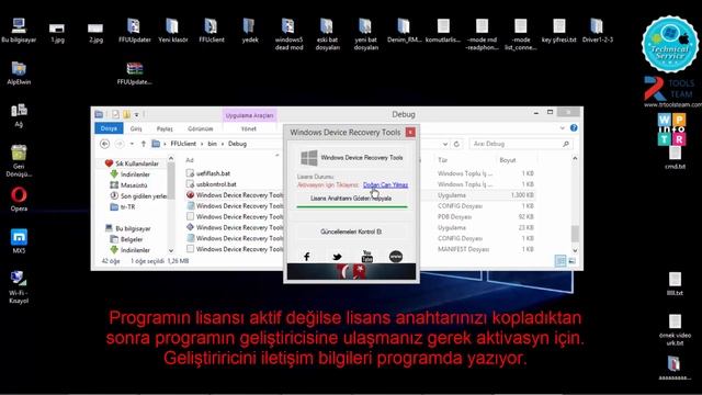 Lisans Aktivasyon - Windows Device Recovery Tools смотреть онлайн