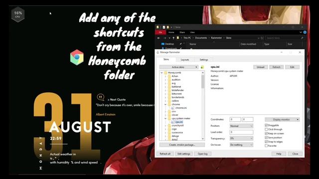 How to Make Windows Look Awesome Customize Your Desktop || Iron Man Theme Desktop Customization смотреть онлайн