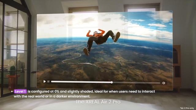 XREAL Air 2 Pro AR, Ultimate Wearable Display With 3-level Electrochromic Dimming,Smart Glasses #ad