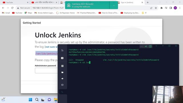 how to get Jenkins password in Linux Server смотреть онлайн