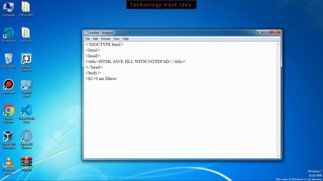 How To Save HTML File In Notepad For Windows 2023 || Complete Process Saving ( In Hindi Video ) 202 смотреть онлайн
