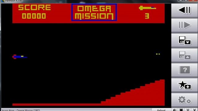 Omega Mission - Acorn Atom - emulador Pantheon 4.338 - probado en Windows 7 x64 смотреть онлайн
