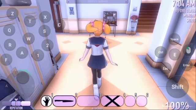 Playing Yandere Simulator Mod Raibaru🌼•Yandere Simulator Android• смотреть онлайн