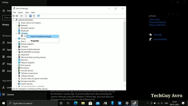 HOW TO FIX CAMERA NOT WORKING ON WINDOWS 10 || 100% WORKING SOLUTION ||TechGuy Avro смотреть онлайн