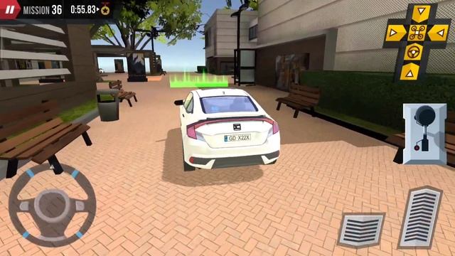 Honda Civic Araba Park Etme Oyunu #5 - Car Parking Game New - Android Gameplay смотреть онлайн