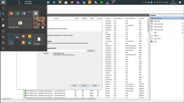 Disable Internet for Particular app in windows 10/11