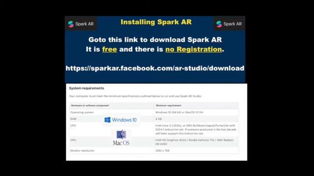 Installing SparkAR One Minute Quick Starts смотреть онлайн